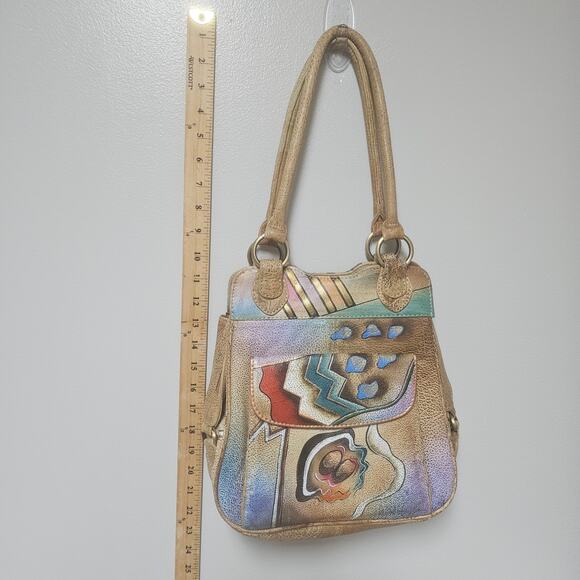 BIACCI handpainted leather purse never used - Picture 11 of 11